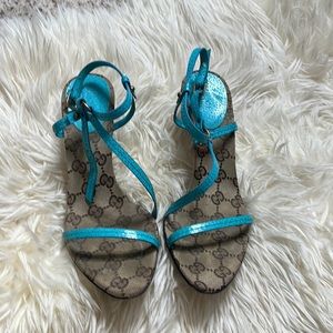 Gucci Turquoise High Heel
